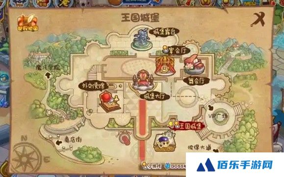 洛克王国世界魔法学院入口位置